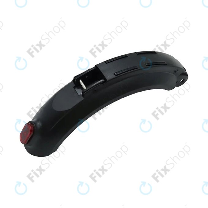 Kugoo S1, S1 Pro, S2, S3 - Rear Fender + Light + Cable (Black)