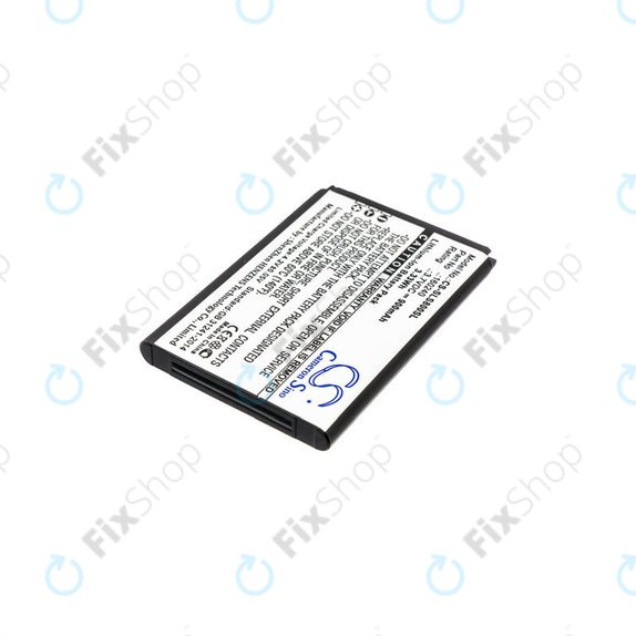 Battery for Steelseries 61298rx, Siberia 840, 900mAh, Li-Ion, 3.7V, 160240, HQ