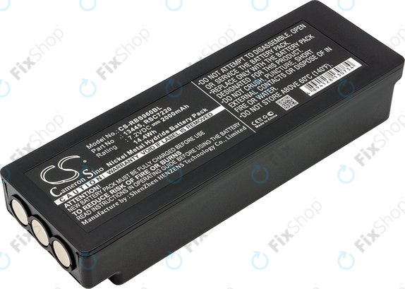 Battery for Scanreco 590, 592, 2000mAh, Ni-MH, 7.2V, RSC7220, HQ