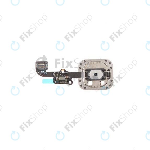 Apple iPhone 6, 6 Plus - Home Button + Flex Cable (Space Gray)