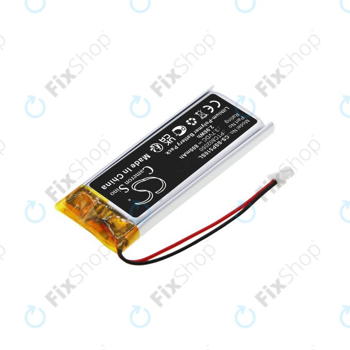 Battery for Sena Gt-Air II, J-Cruise II, Shoei Neotec II, SRL-01, SRL2, 800mAh, Li-Pol, 3.7V, PTC802050, HQ