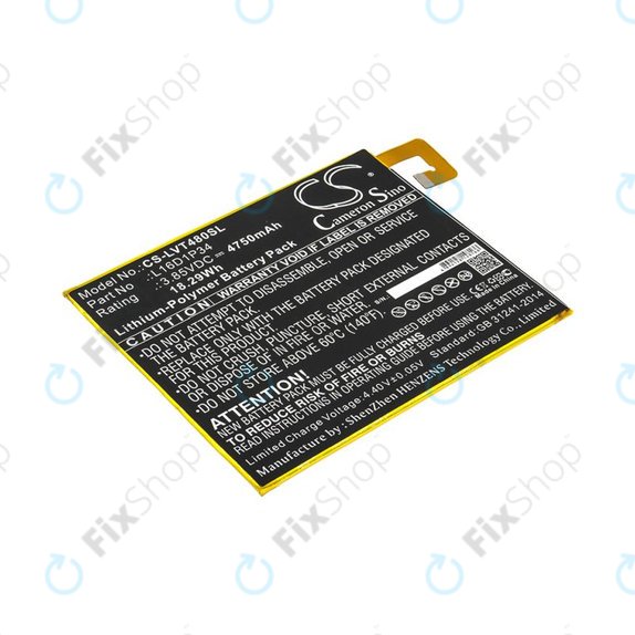 Battery for Lenovo Tab4 8, 4750mAh, Li-Pol, 3.85V, L16D1P34, HQ