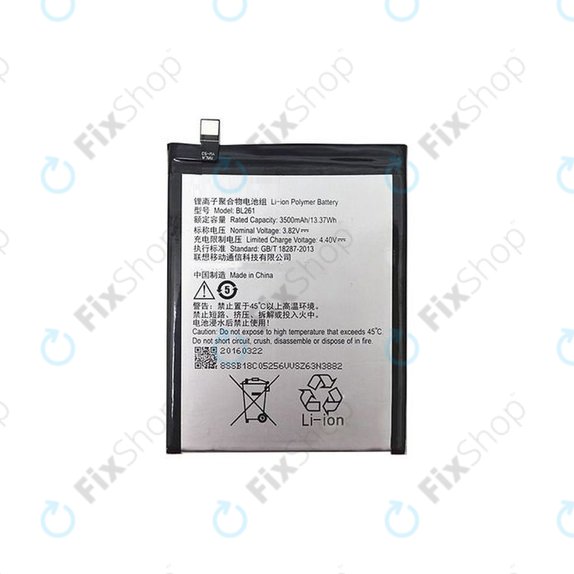 Lenovo VIBE K5 Note A7020a40 - Battery BL261 3500mAh