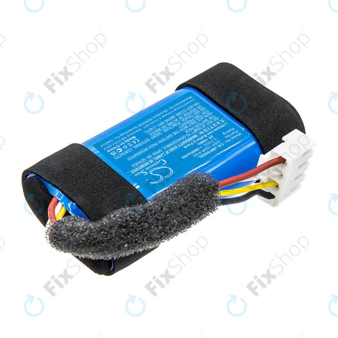 Battery for JBL Flip 6, 6800mAh, Li-Ion, 3.7V, GSP-1S2P-F6D, HQ