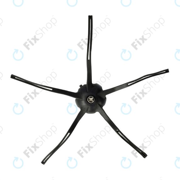 Replacement set for Xiaomi Roborock S5 Max, S6, S6 MaxV, S6 Pure, Xiaowa E3 (2x Main brush, 4x Filter, 4x Side brush - Black)