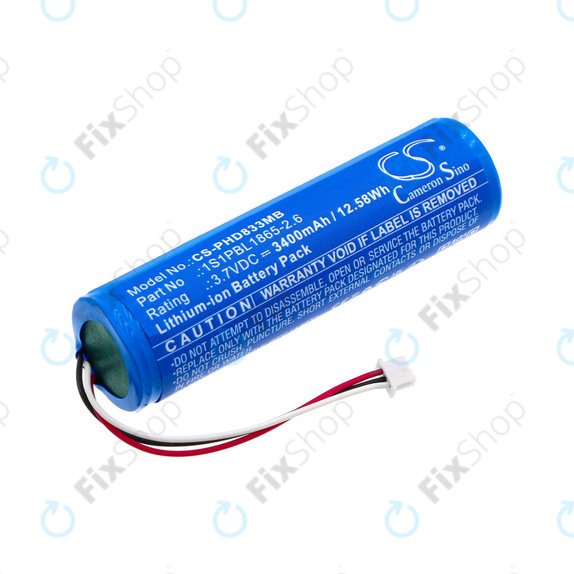 Battery for Philips Avent SCD833, Avent SCD835, Avent SCD841, Avent SCD831, 3400mAh, Li-ion, 3.7V, 1S1PBL1865-2.6, HQ