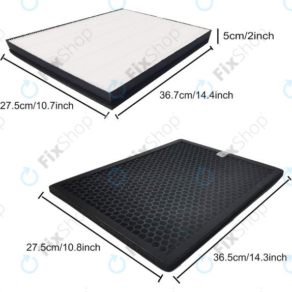 Philips 2000-series, 2000i-series, AC2889, AC2887, AC2882 - Filter set (HEPA + Activated carbon)