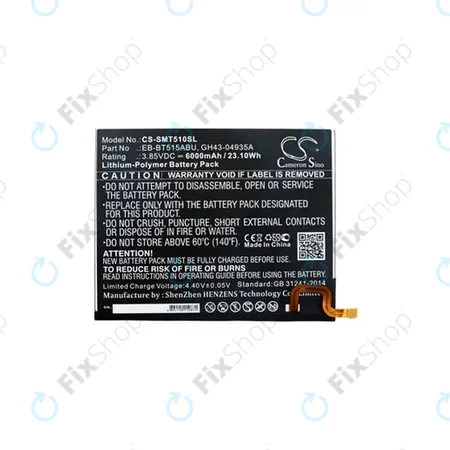 Samsung Galaxy Tab A 10.1 2019 - Battery EB-BT515ABU 6000mAh HQ