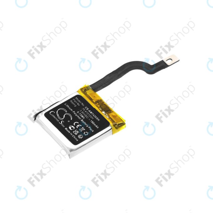 Battery for Amazfit GTR 42mm, 190mAh, Li-Pol, 3.85V, PL412120H, HQ