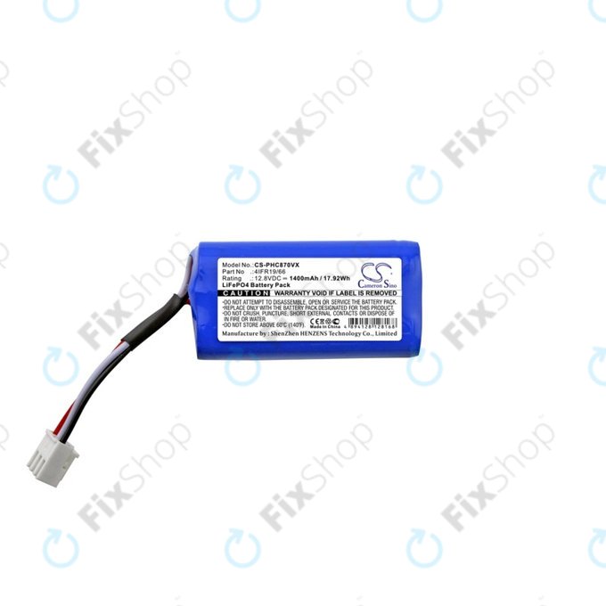 Severin Chill RB7022, RB7025, RB-7025, RB7720 - Battery 4404048 LiFePO4 12.8V 1400mAh HQ