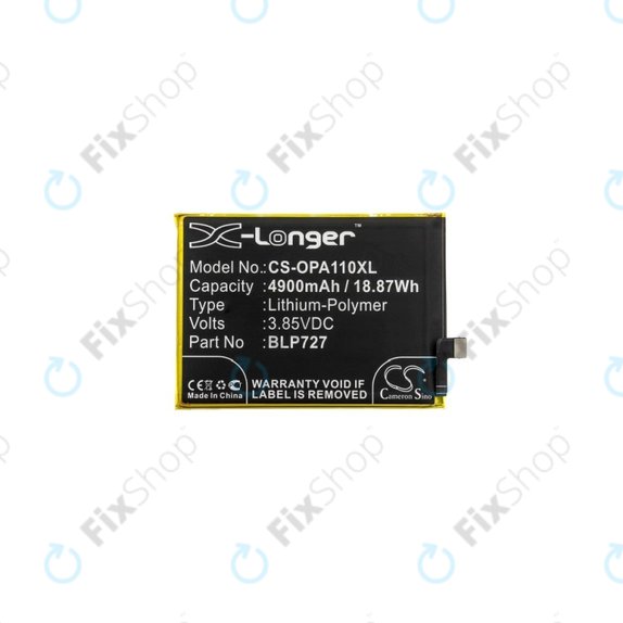 Oppo A11x - Battery BLP727 4900mAh HQ