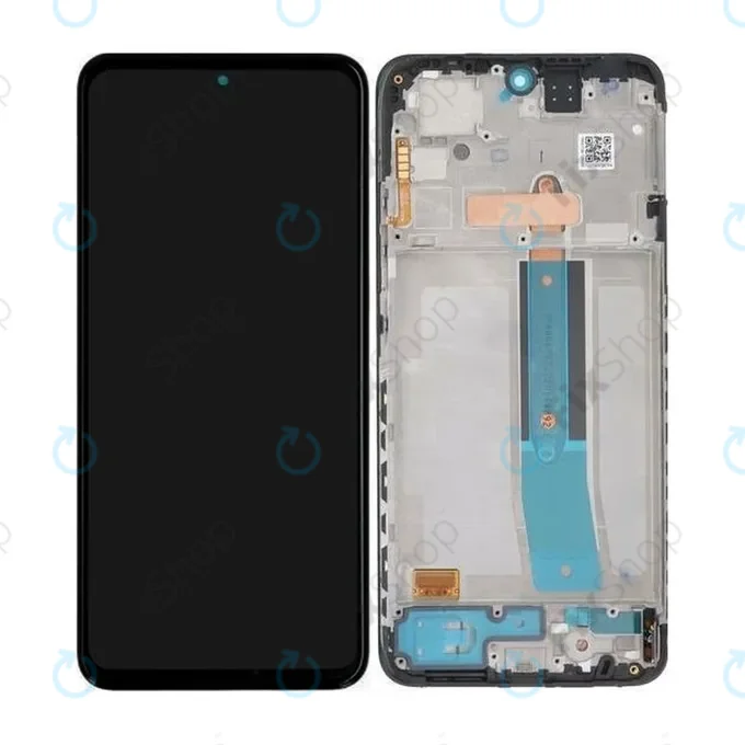 Xiaomi Redmi Note 11, 11S, Poco M4 Pro 4G - LCD Display + Touch Screen + Frame (Black) - 5600010K7S00, 5600010K7T00, 5600010K7P00 Genuine Service Pack