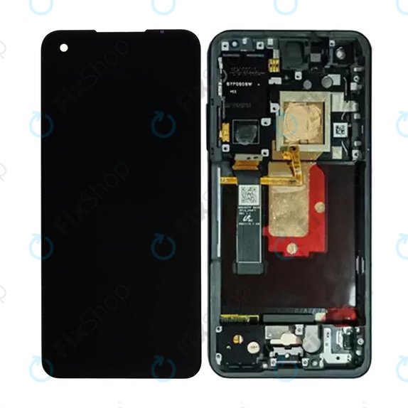 Asus Zenfone 10 - LCD Display + Touch Screen + Frame (Midnight Black) OLED
