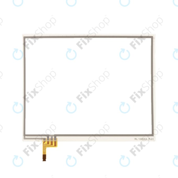 Bottom touch screen glass with adhesive for Nintendo DSi XL and Nintendo DSi LL