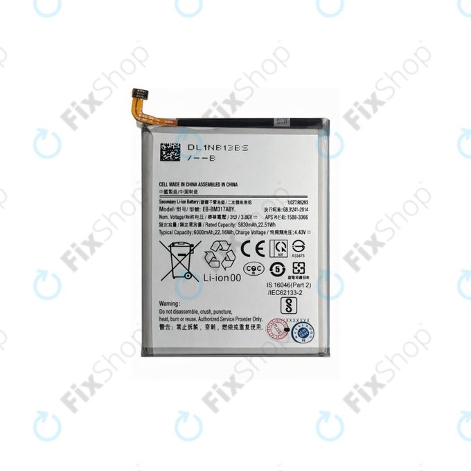 Samsung Galaxy M31 M315F, M31s M317F - Battery EB-BM317ABY 6000mAh
