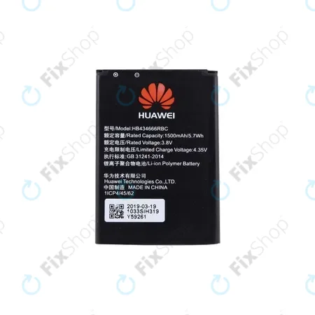 Huawei - Battery HB434666RBC 1500mAh - 24021664, 24022361, 24022642, 5905514092747 Genuine Service Pack