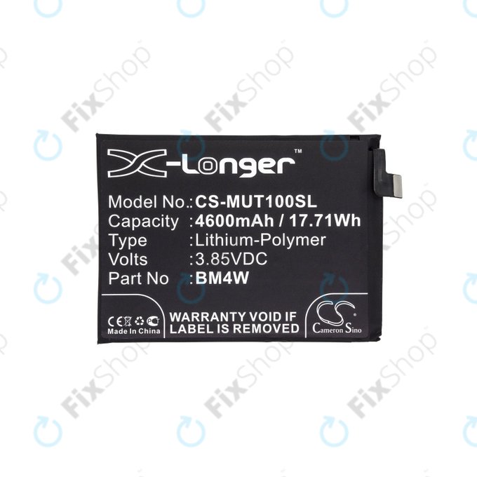 Xiaomi Mi 10T Lite 5G, Redmi Note 9 Pro 5G - Battery BM4W 4600mAh HQ