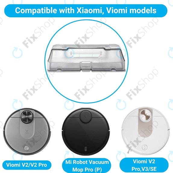 Xiaomi Mi Robot Vacuum Mop Pro (P), Viomi V2 Pro, V3, SE - Dust Bin