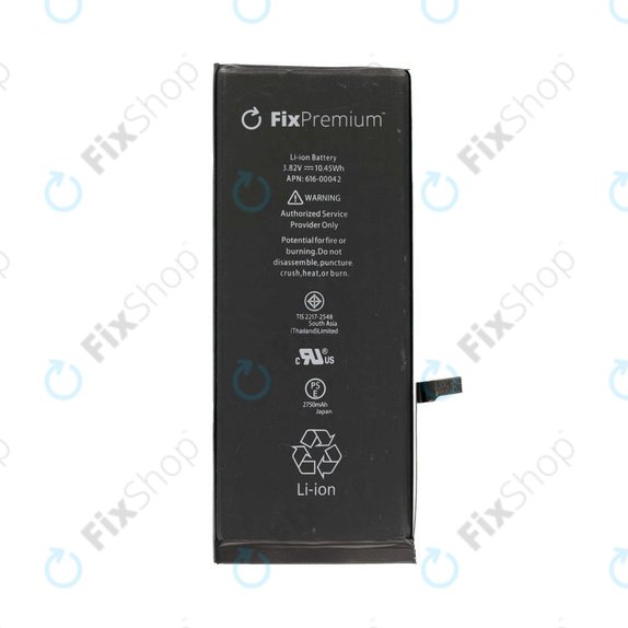 Battery for iPhone 6S Plus, 2750mAh, FixPremium