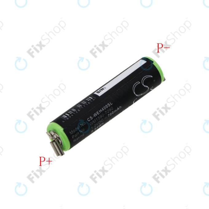 Battery for Wella Bella, Chromini, Super, Contura HS61, 700mAh, Ni-MH, 1.2V, WM1590-7290, HQ