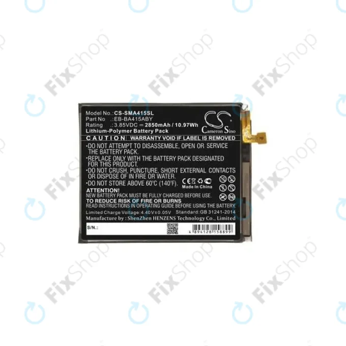 Samsung Galaxy A41 A415F - Battery EB-BA415ABY 2850mAh HQ