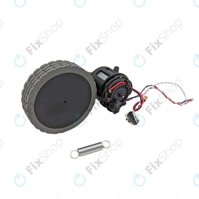 Wheel with Motor, Right, Black for iRobot Roomba Combo 111, Roomba Combo 113