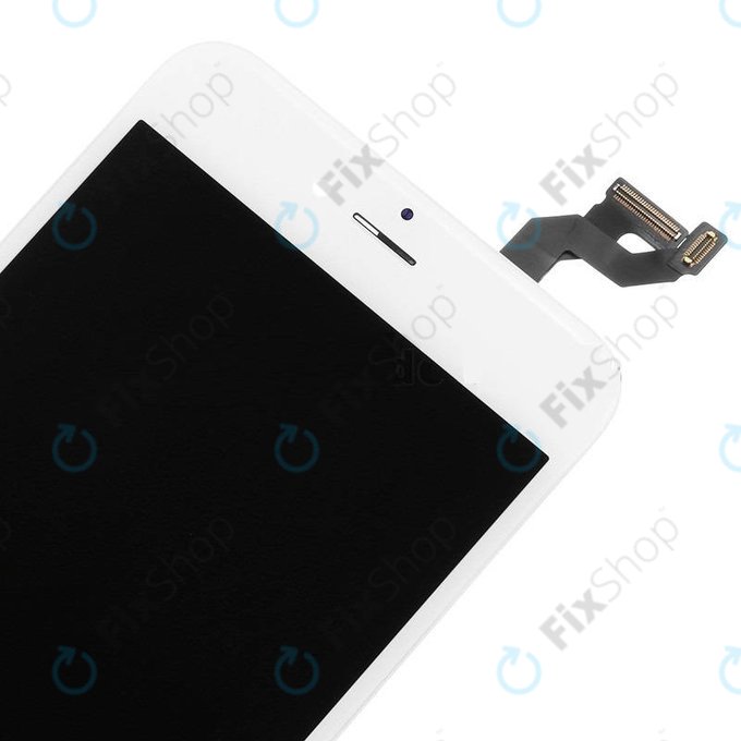 Display for iPhone 6S Plus, White, Touch Screen with Frame