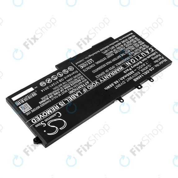Battery for Dell Latitude 14 5490, Latitude 14 5491, 8800mAh, Li-Ion, 7.6V, 00JWGP, HQ