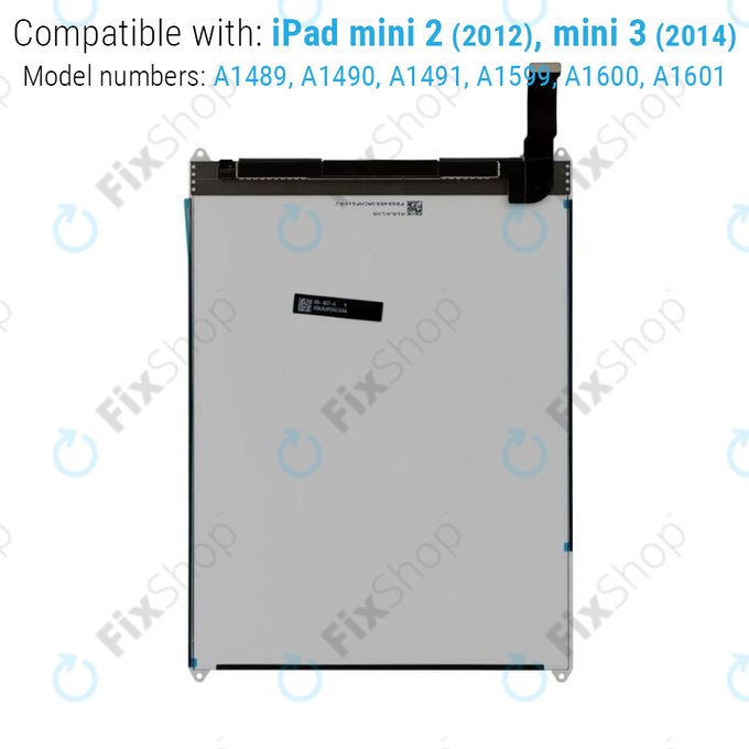 LCD Display for Apple iPad Mini 2, Mini 3