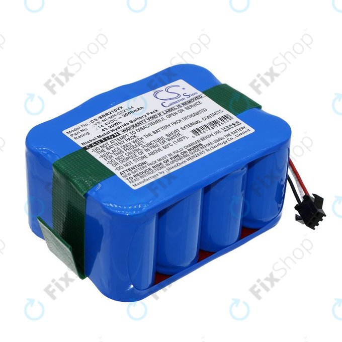 Battery for Sencor SVC9031BK, Bobsweep, Carneo, Samba, Vileda, Wisdom, 3000mAh, Ni-MH, 14.4V, YX-NI-022144-COR, HQ