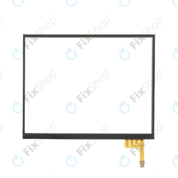 Bottom touch screen glass with adhesive for Nintendo DS Lite