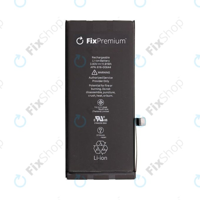 Battery 10 Pack for iPhone 11, 3110mAh, FixPremium