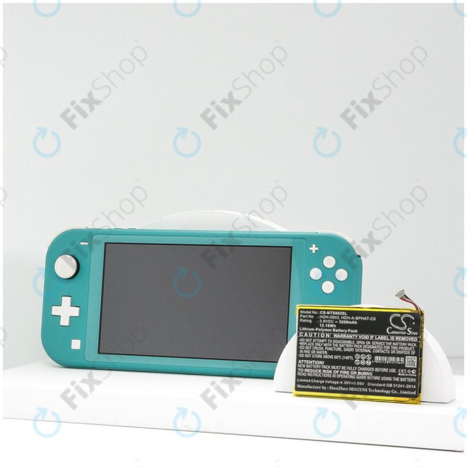 Battery for Nintendo Switch Lite, 3200mAh, Li-Pol, 3.8 V, HDH-A-BPHAT-C0, HQ