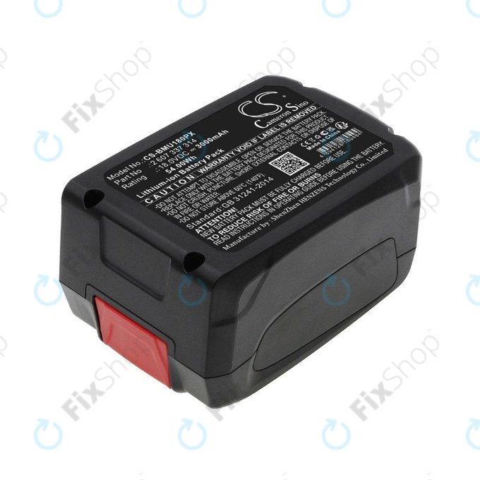 Bosch 18V - Battery 2 607 337 314 Li-Ion 18.0V 3000mAh HQ