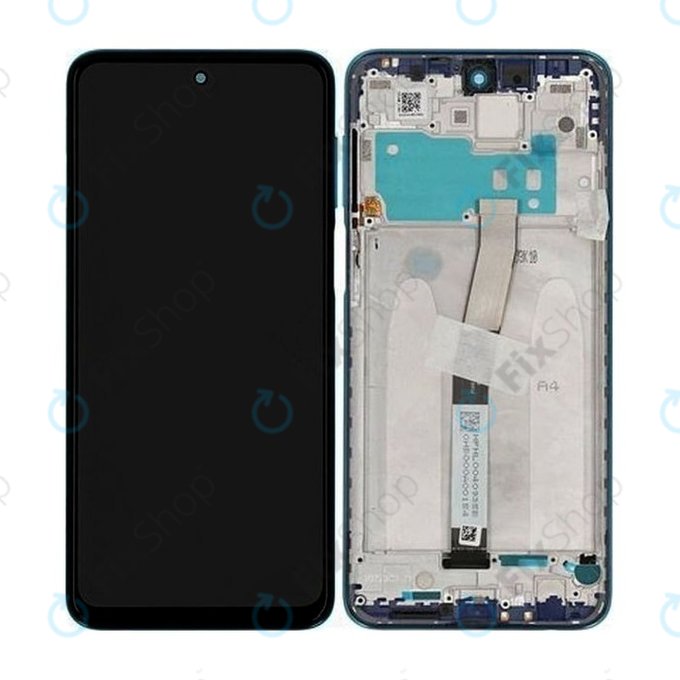 Xiaomi Redmi Note 9 Pro - LCD Display + Touch Screen + Frame (Aurora Blue) - 560005J6B200 Genuine Service Pack