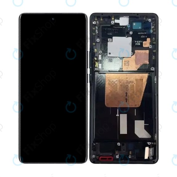 Vivo X80 Pro 5G V2185A V2145 - LCD Display + Touch Screen + Frame (Cosmic Black) TFT
