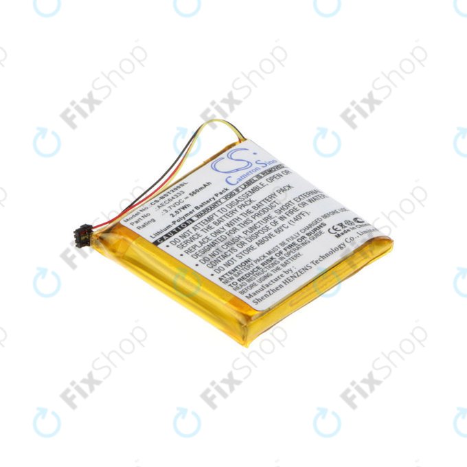 Battery for Beats Solo 2, 2.0, 3, 3.0, Pro Wireless, 560mAh, Li-Pol, 3.7V, AEC643333, HQ