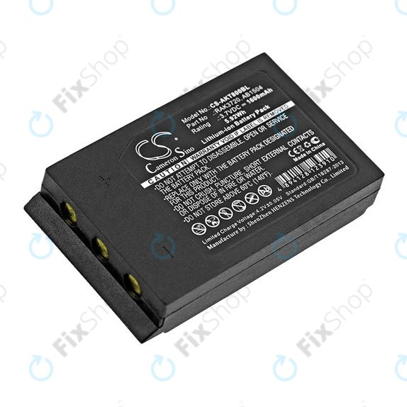 Battery for Akerstroms Mercury 8B, Jupiter, Era 150J, 1600mAh, Li-Ion, 3.7V, RAK3720, HQ