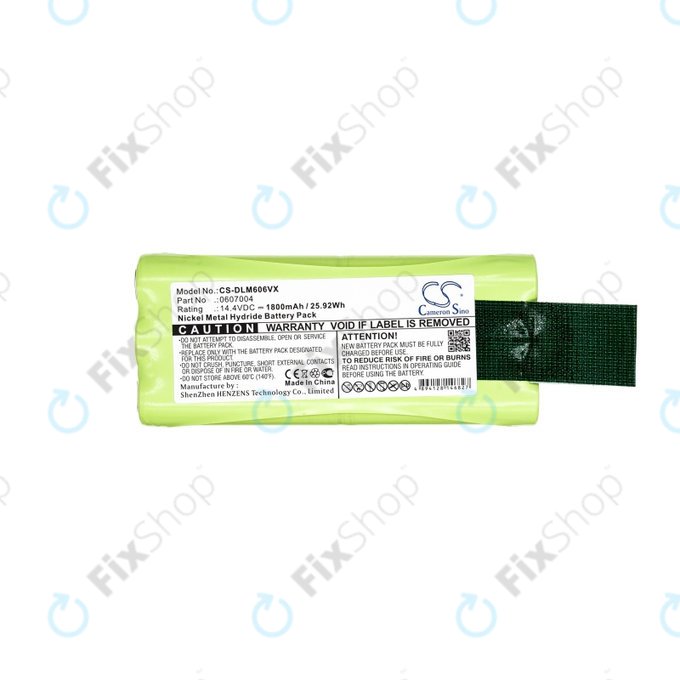 Dirt Devil Libero M606, M606-1, M606-2, M606-3, M606-4, M607, M612 - Battery 0607004, 0612014 Ni-MH 14.4V 1800mAh HQ