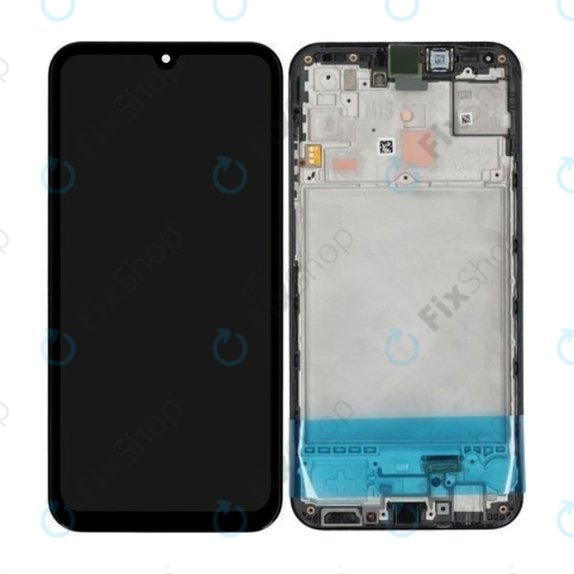 Samsung Galaxy M15 M156B - LCD Display + Touch Screen + Frame (Grey) - GH82-34683A Genuine Service Pack