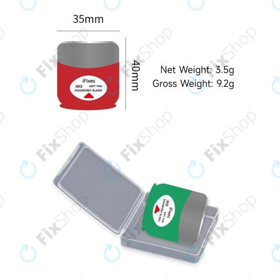 iFixes iS12 Soft Thin Disassembly Blades, 0.15mm, set 4 pcs