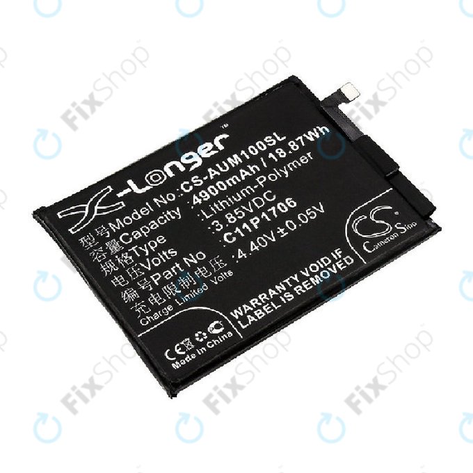 Battery for Asus Zenfone Max Pro M1 ZB602KL, 4900mAh, Li-Pol, 3.85V, 0B200-02870200, HQ