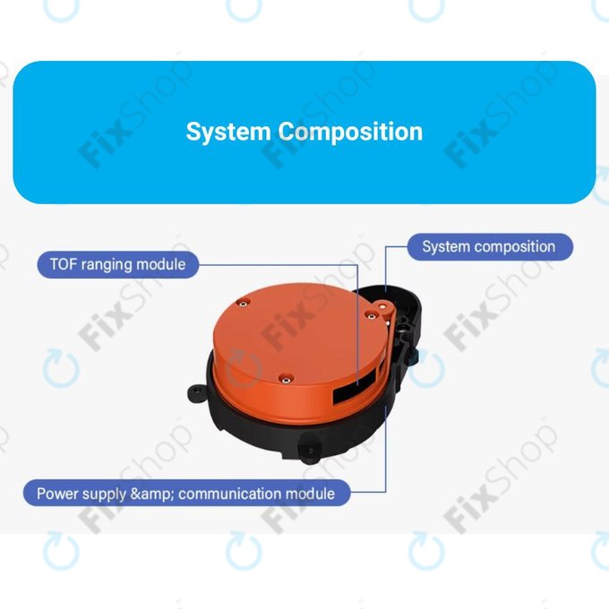 Xiaomi Roborock S4 Max, S5, S5 Max, S6, S6 MaxV, S6 Pure, S7, Mijia 1S - Laser Distance Sensor