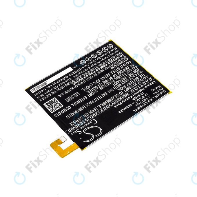 Battery for Lenovo Tab 4, Lenovo TB850, 4850mAh, Li-Pol, 3.85V, L16D1P34, HQ