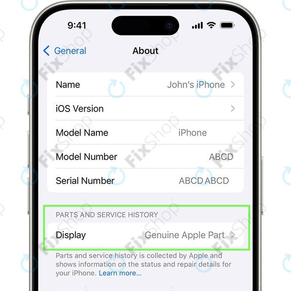 OLED Display assembly for iPhone 17 Air | 661-55240 | Genuine Apple