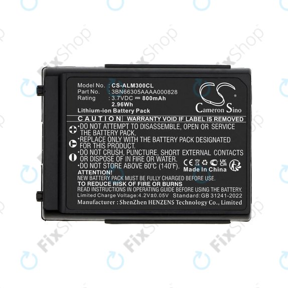 Battery for Alcatel Mobile 300, 400 Dect, Mobile Reflexes 300, 400, 800mAh, Li-Ion, 3.7V, 3BN66305AAAA000828, HQ