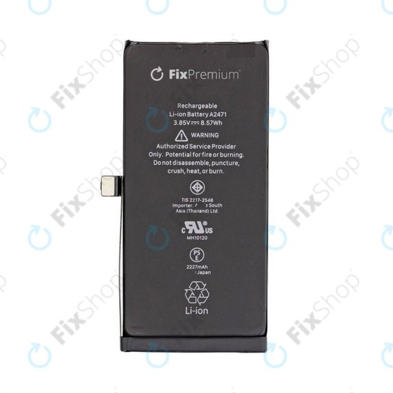 Battery for iPhone 12 Mini, 2227mAh, FixPremium
