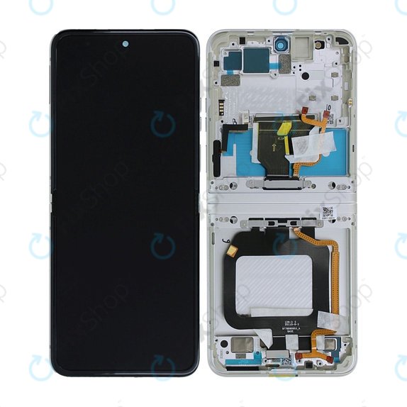 Motorola Razr 40 - LCD Display + Touch Screen + Frame (Vanilla Cream) - 5D68C22835 Genuine Service Pack