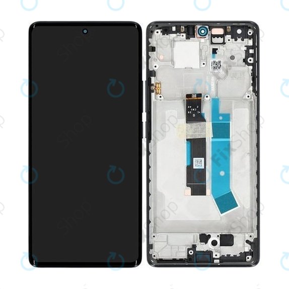 Xiaomi Redmi Note 14 Pro 4G 24116RACCG - LCD Display + Touch Screen + Frame (Midnight Black) - 560003000O600 Genuine Service Pack