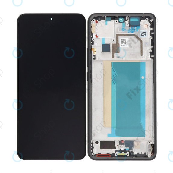 Xiaomi 13T, 13T Pro - LCD Display + Touch Screen + Frame (Black) OLED